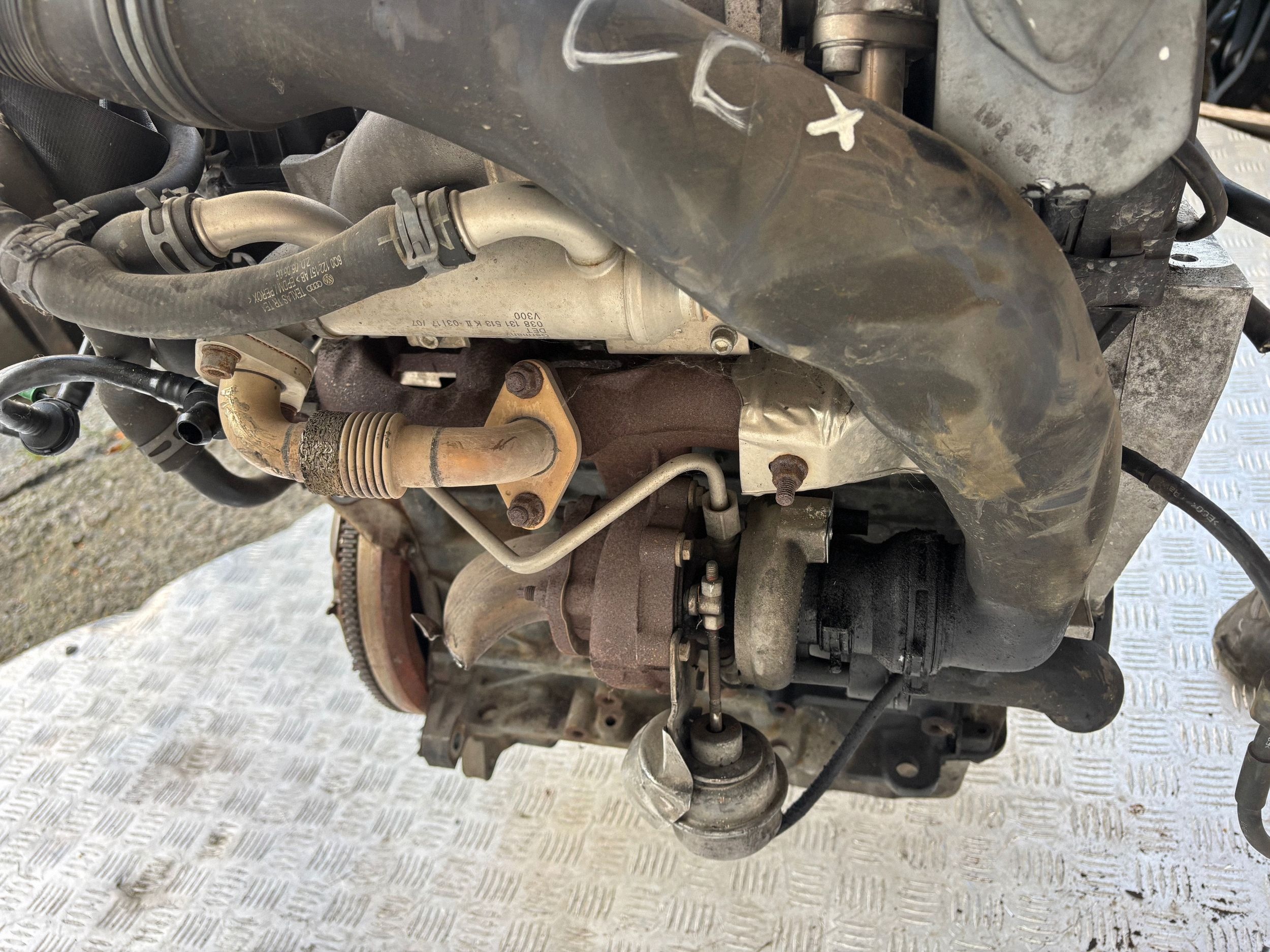 engine complete AXR 1.9 TDI SKODA FABIA and