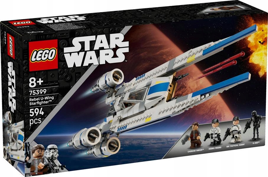 Lego Star Wars 75399 U-Wing Rebeliant Sada s minifigurkami a příslušenstvím