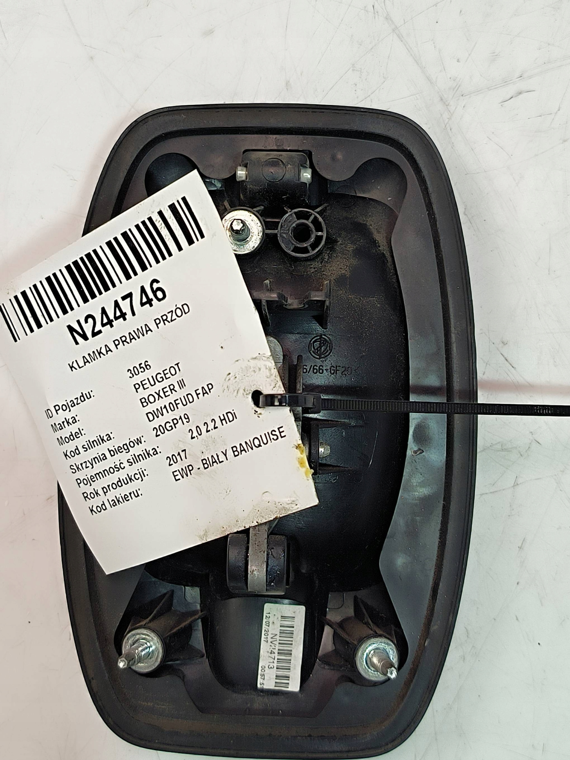 handle right front PEUGEOT BOXER III