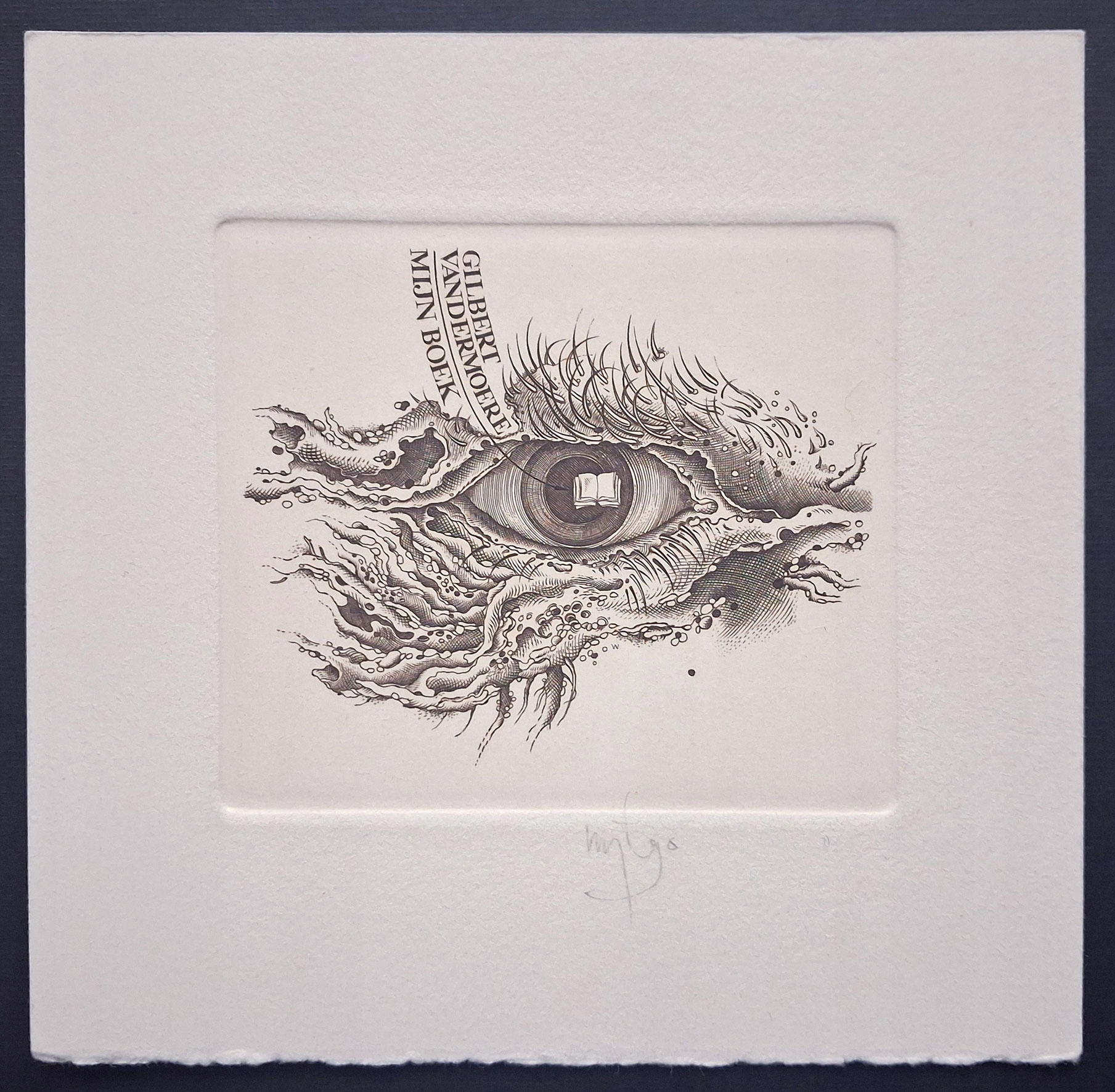 *KP* Łuczak Wojciech - [Ex libris] Gilbert van der Moere Mijn Boek, C2
