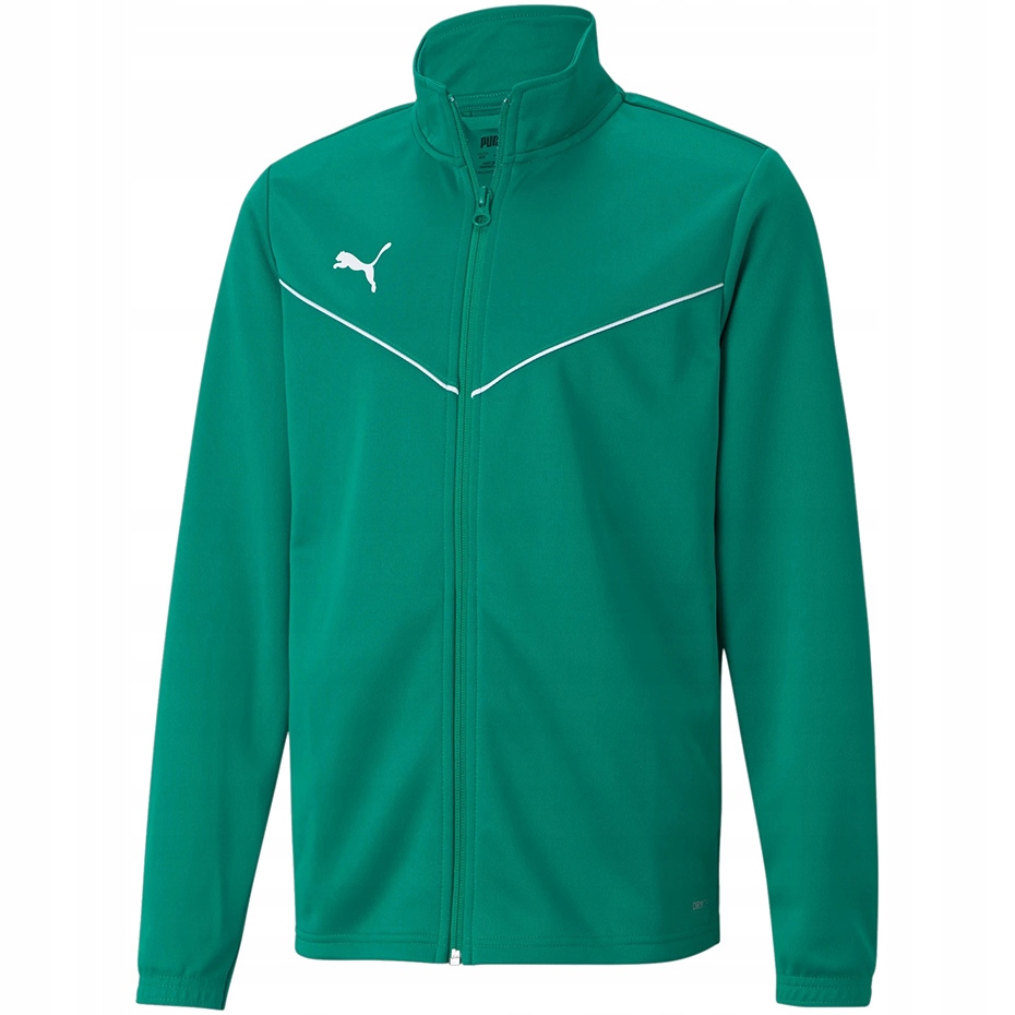 Bluza dla dzieci Puma teamRISE Training Poly Jacket zielona 152