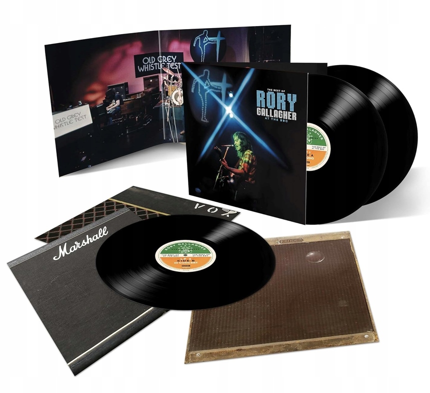 Rory Gallagher The Best Of At The Bbc 3LP Black