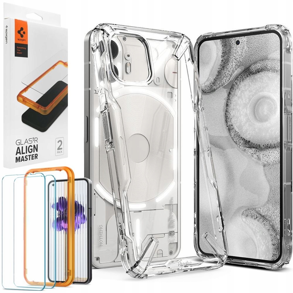 Etui RINGKE X 2x SZKŁO Spigen do Nothing Phone 2