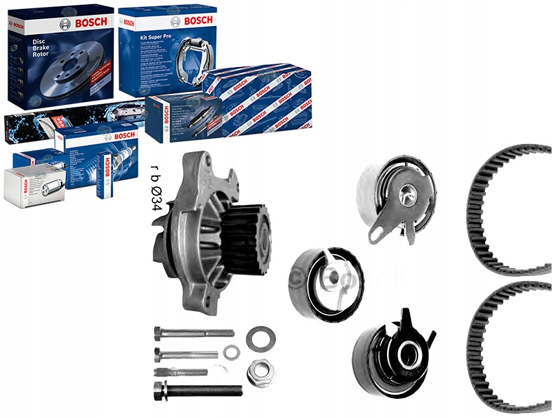 BOSCH КОМПЛЕКТ - КОМПЛЕКТ РЕМЕНЯ ROZRZADU Vkmc012581