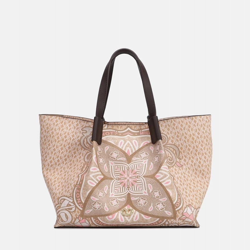Kabelka shopper střední Ynot Flower FLW708S5 Béžová