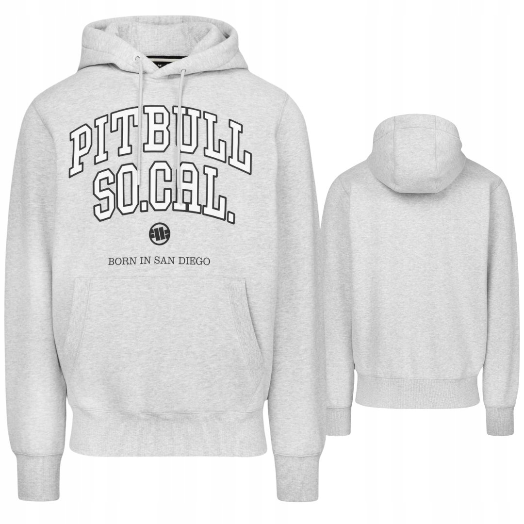 Mikina S Kapucí mikina s kapucí Pitbull West Coast, šedá, velikost S