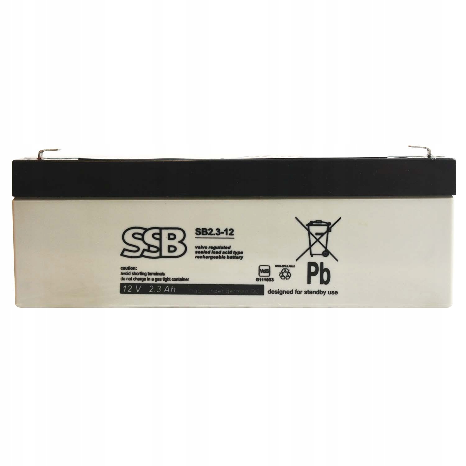 

Ssb SB2,3-12 12V 2,3AH Sb 2,3-12 Akumulator Agm