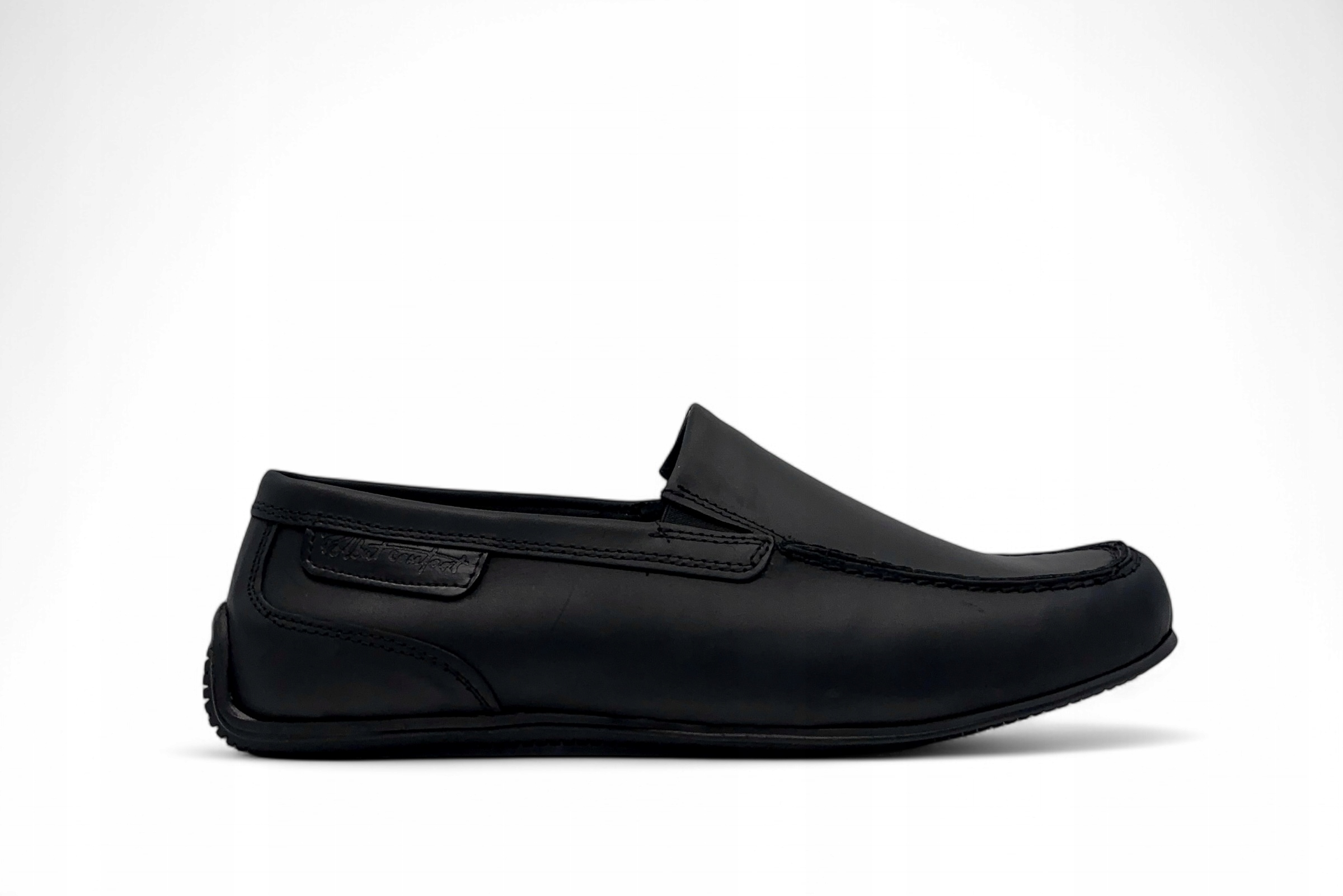 Pánské mokasíny model 2105 Polbut – přírodní kůže, velikost 44