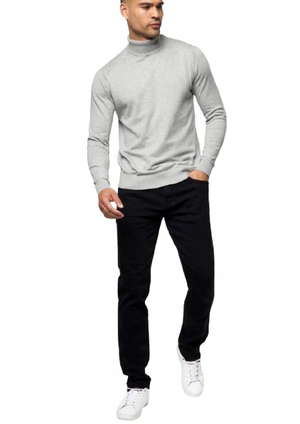 Indicode Černé Jednoduché Pánské Džíny S Oděrkami, Velikost 40/32