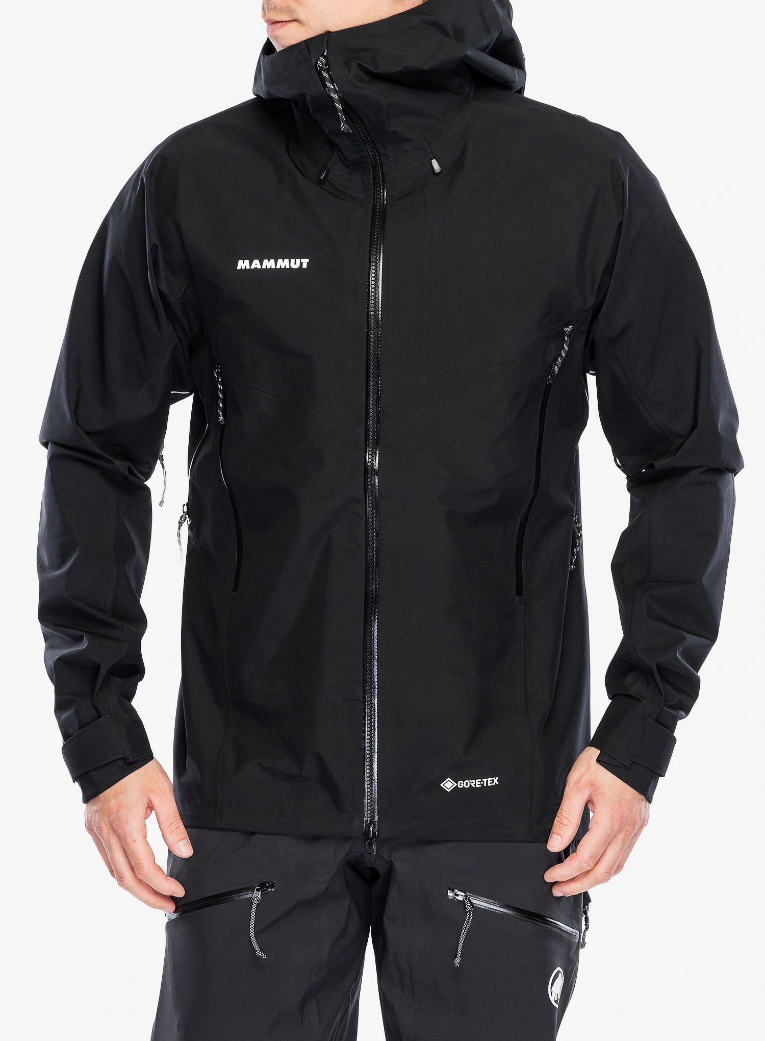 Kurtka z membraną Mammut Crater IV Hs Hooded Jacket black S
