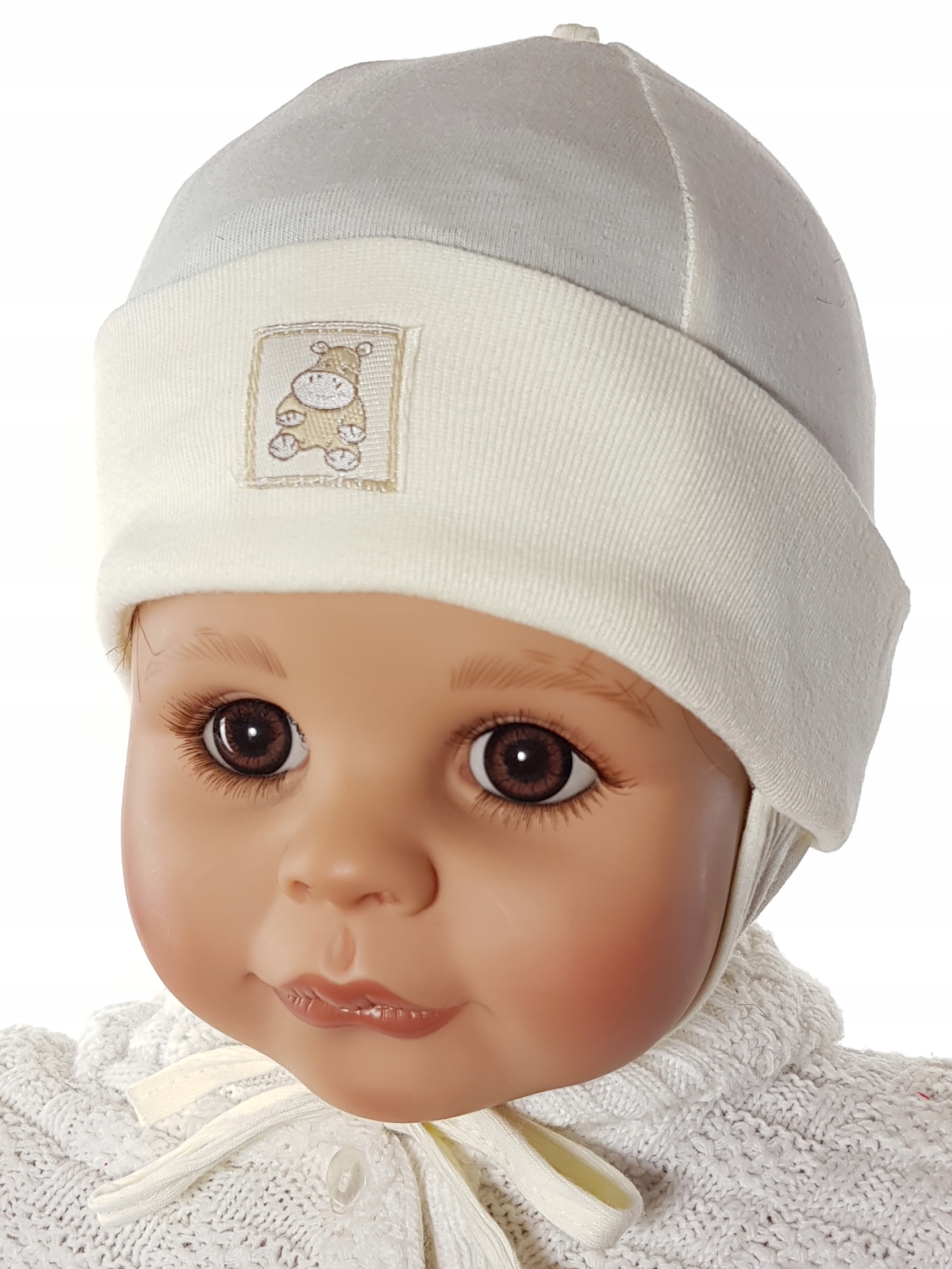 ПЕРВАЯ ДЕТСКАЯ ШАПКА С ЗАВЯЗКАМИ, ХЛОПКОВАЯ ШАПКА ДЛЯ НОВОРОЖДЕННЫХ, 10 ЦВЕТОВ