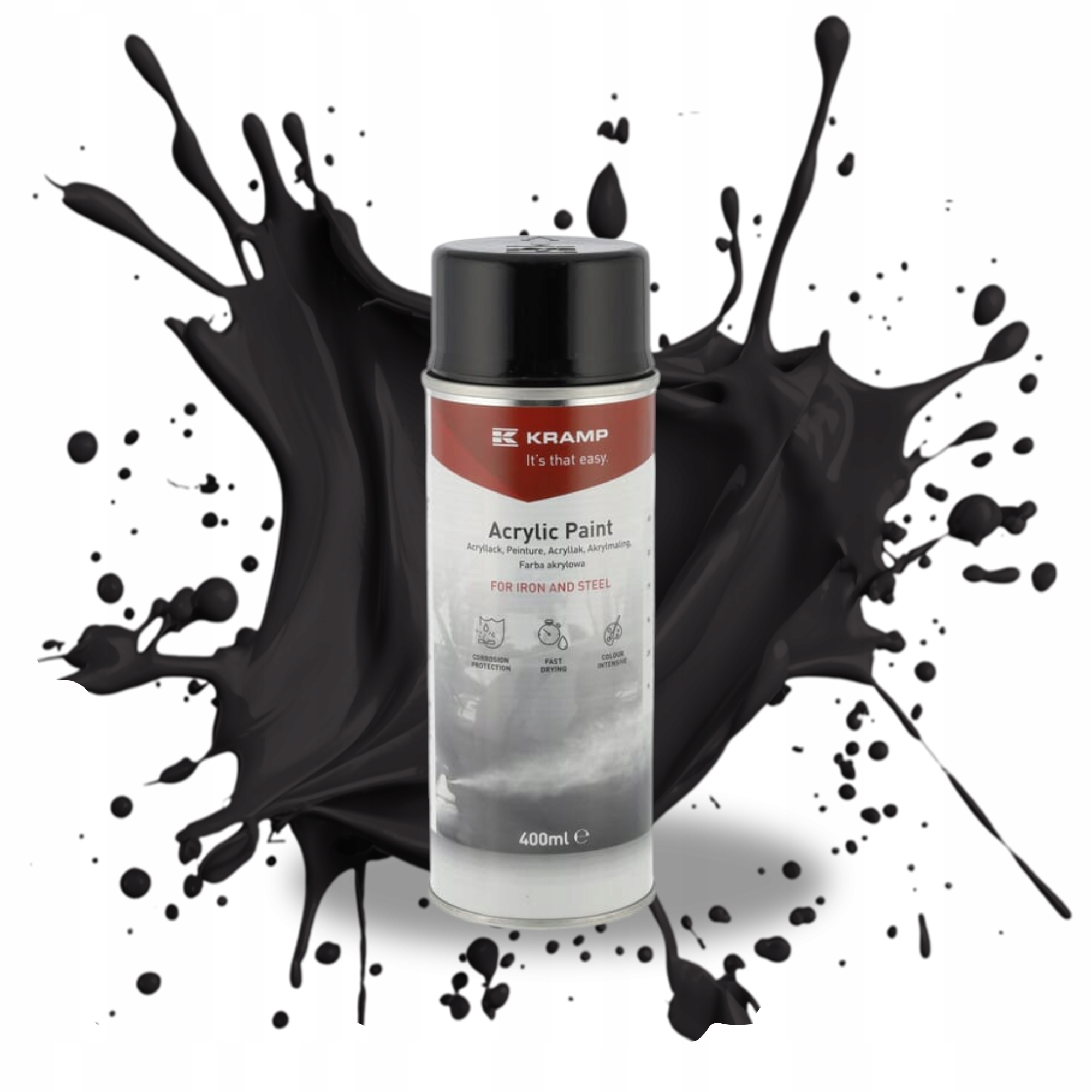 905504KR Lakier Czarny Połysk Case Ih 400 ML Spray