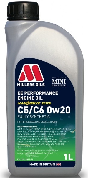 Olej Silnikowy MIllers Ee Performace C5/C6 0w20 1L