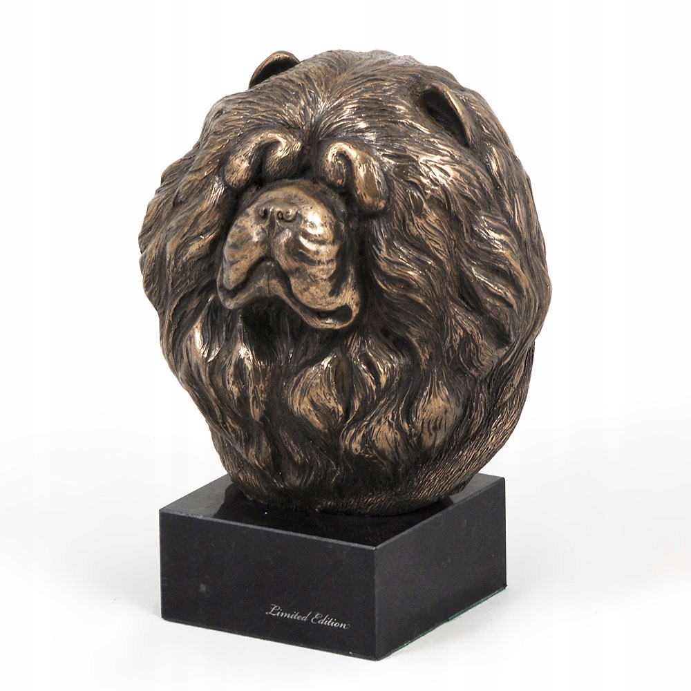 Chow Chow figúrka psa, soška, socha, socha, trofej, odmena
