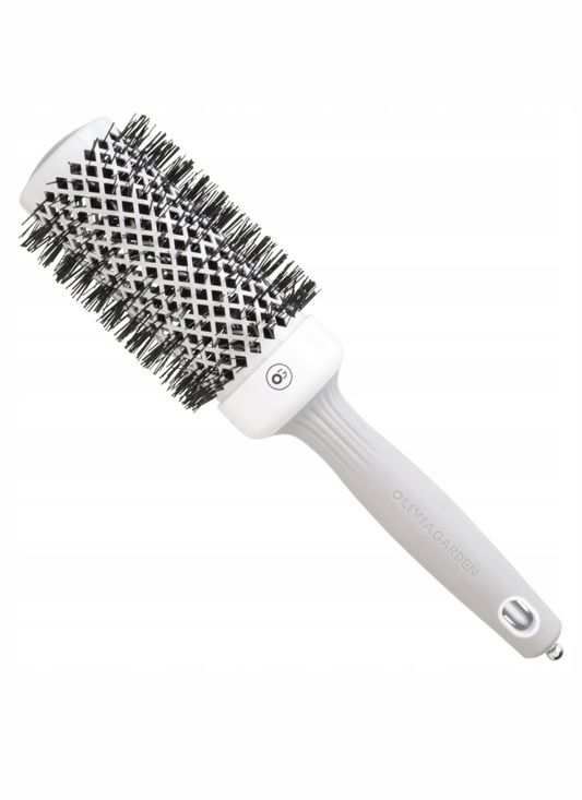 Olivia Garden Expert Blowout Shine modelovací kartáč White&Grey 45 mm