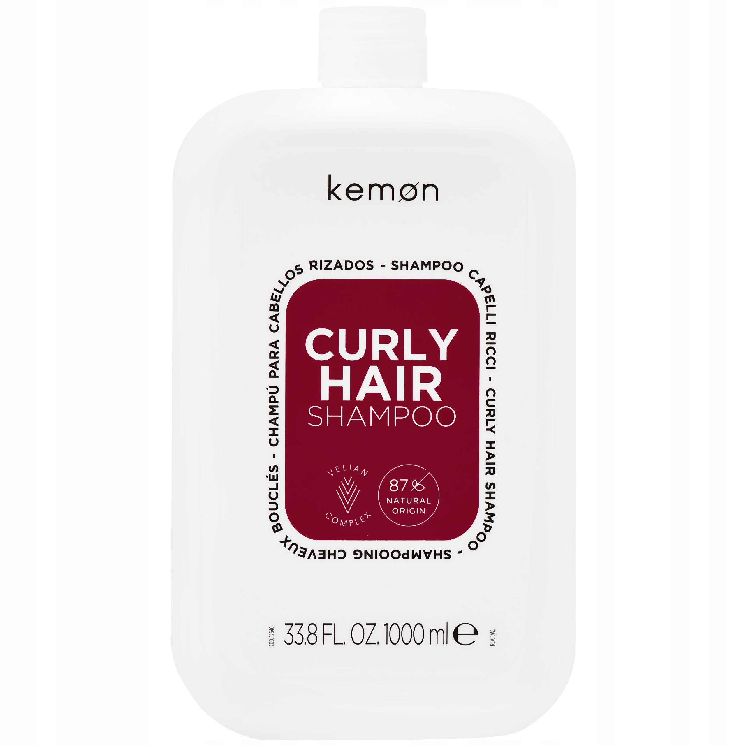 Kemon Curly Hair Shampoo šampon pro kudrnaté vlasy, 1000 ml
