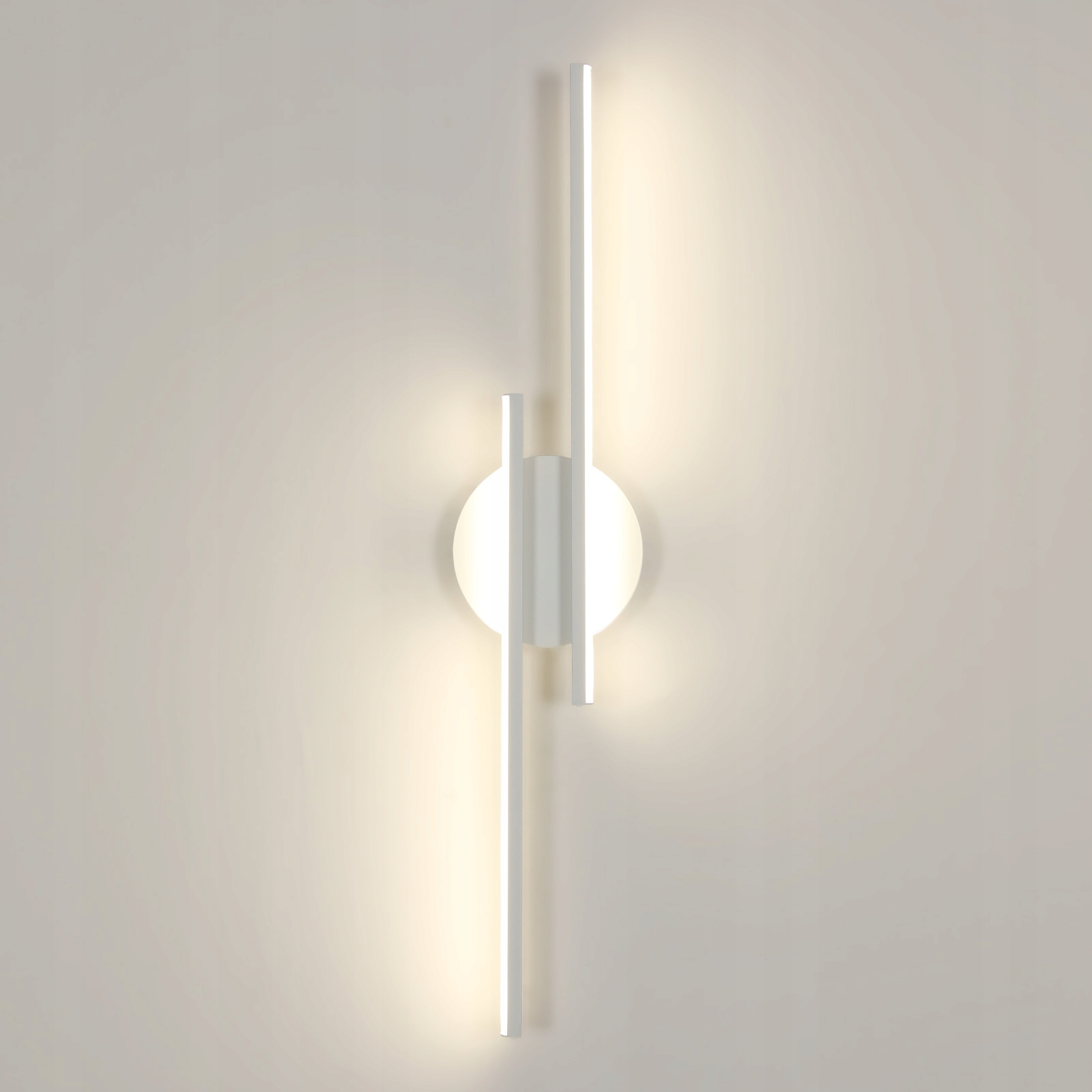 Kinkiet Lampa Led Ścienny Biała Nowoczesna Prosty Do Salonu 4500K 24W 60CM