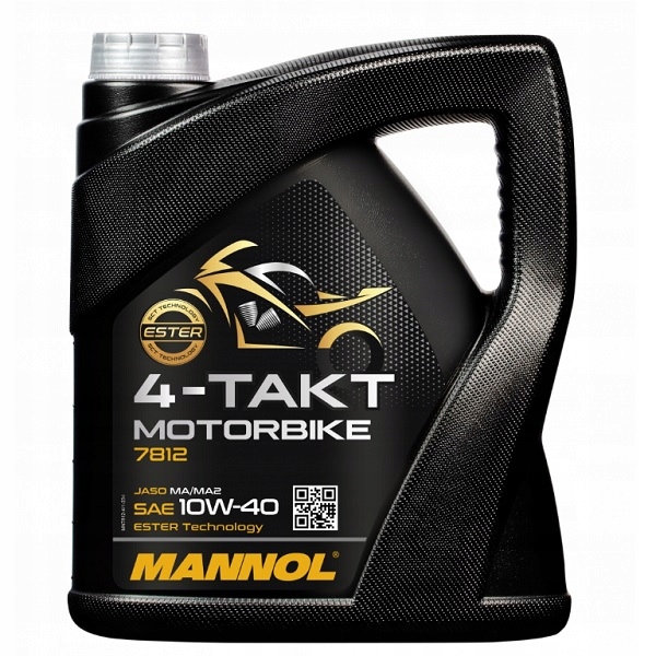 Mannol 7812 4T 10W40 Moto Motorbike 4-TAKT olej motocyklowy MN7812-4 4L