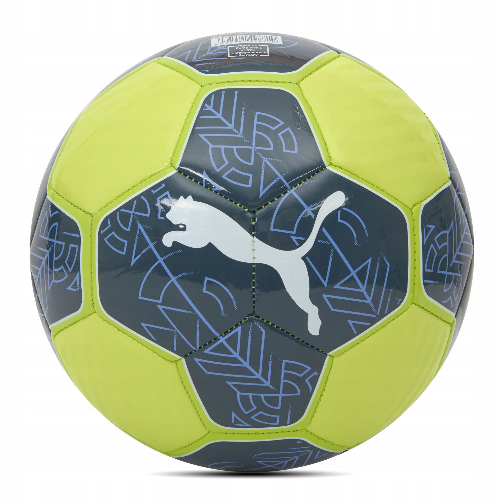 Piłka do piłki nożnej Puma Prestige fizzy apple/grey skies rozmiar 3