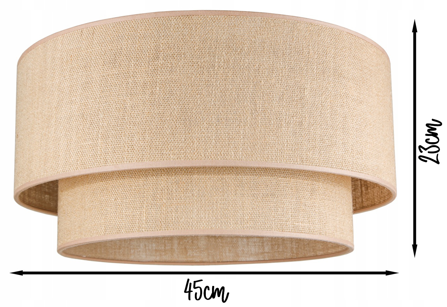 LAMPA WISZĄCA SUFITOWA ŻYRANDOL ABAŻUR NOWOCZESNA Długość/wysokość 100 cm