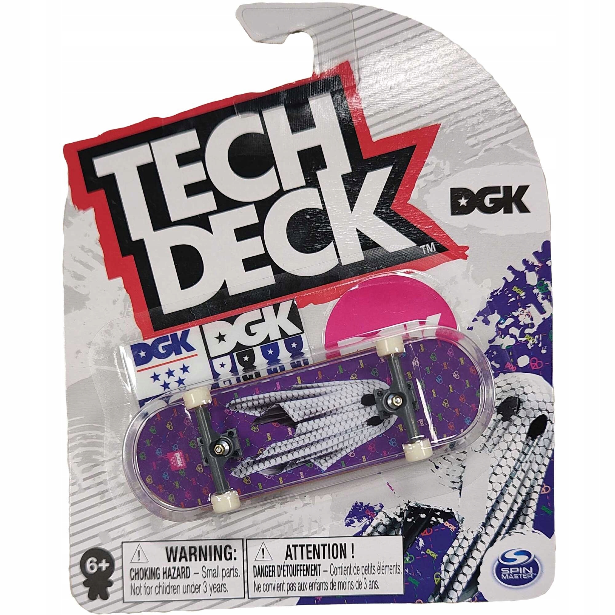 DESKOROLKA DGK DUSZEK FINGERBOARD + NAKLEJKI TECH DECK