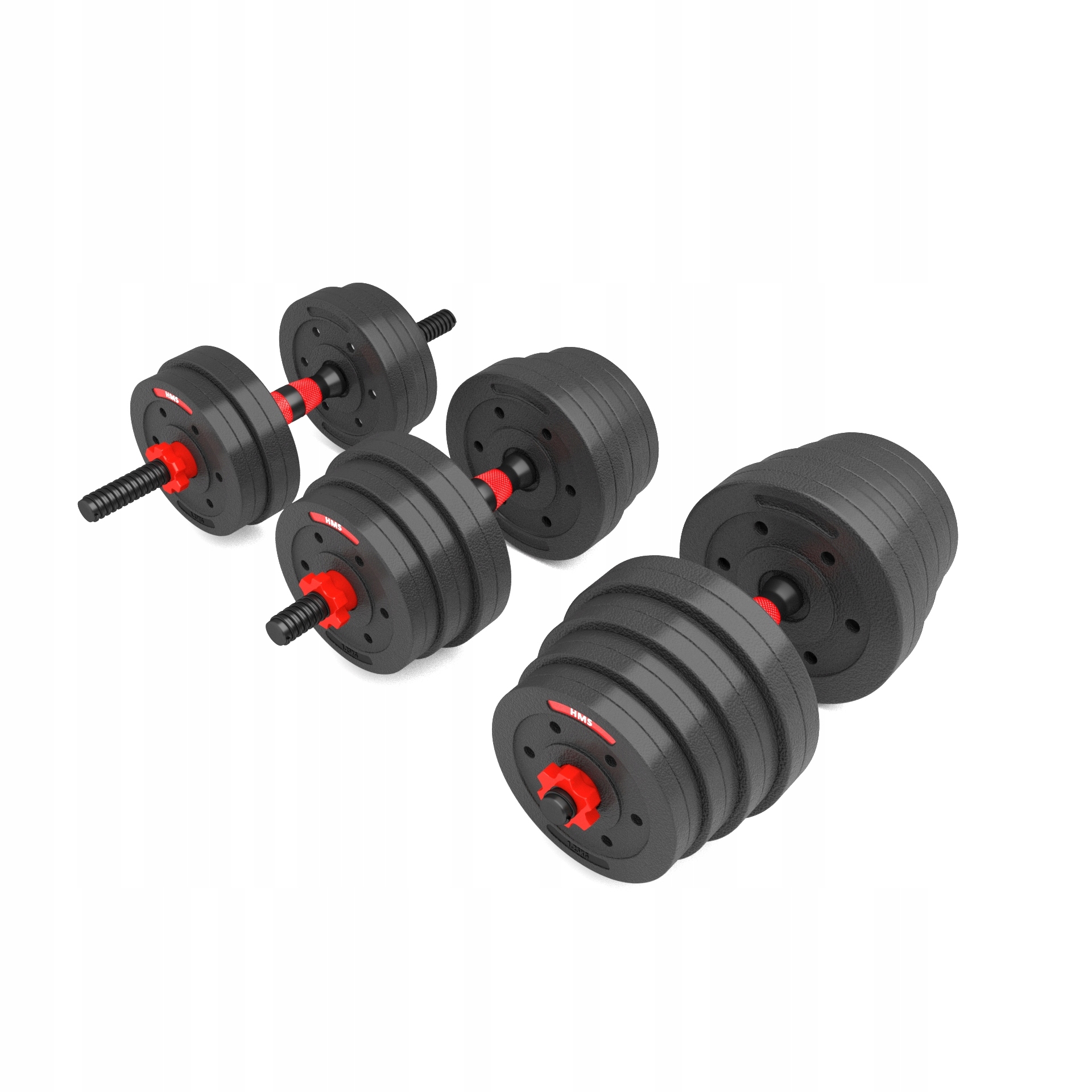 SZTANGA SZTANGIELKI HANTELKI KOMPOZYT ZESTAW 15KG Marka HMS
