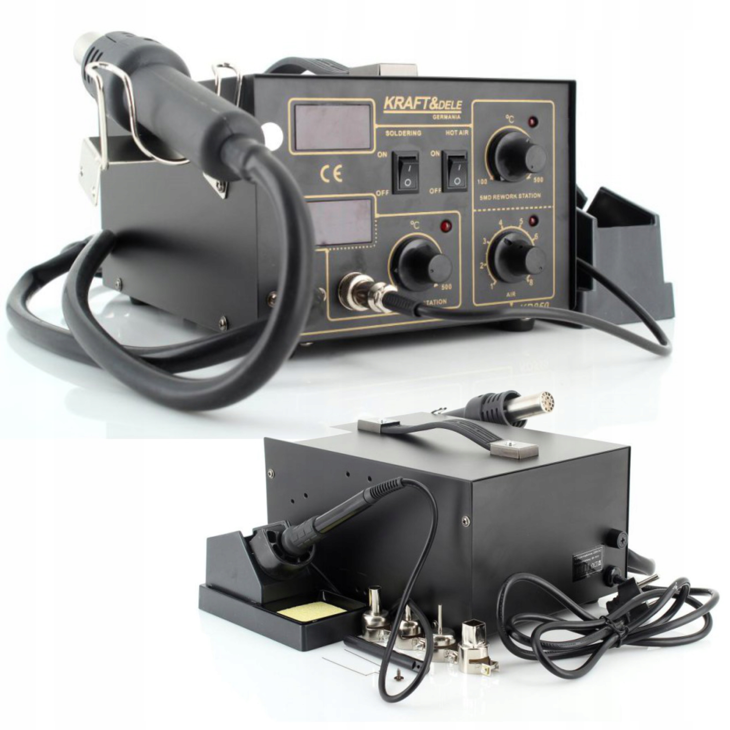 Svářečka Na Plast Led Páječka 4 Trysky Regulace Pájecí Stanice 60W