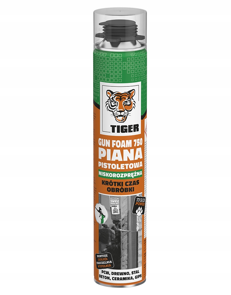 

Den Braven Piana Pistoletowa Tiger GUNFOAM-750