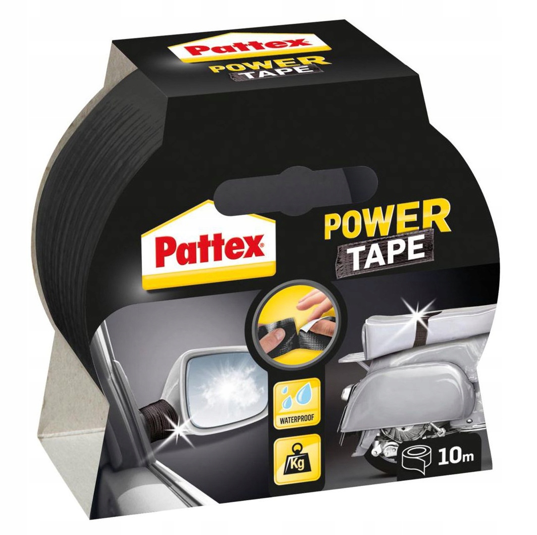 

Taśma Pattex Power Type Czarna Zbrojona 48mm X 10m