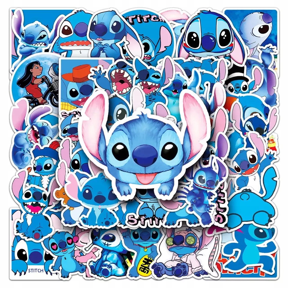 

Stitch Naklejki Stickerbomb MIX Top Wlepy 50szt