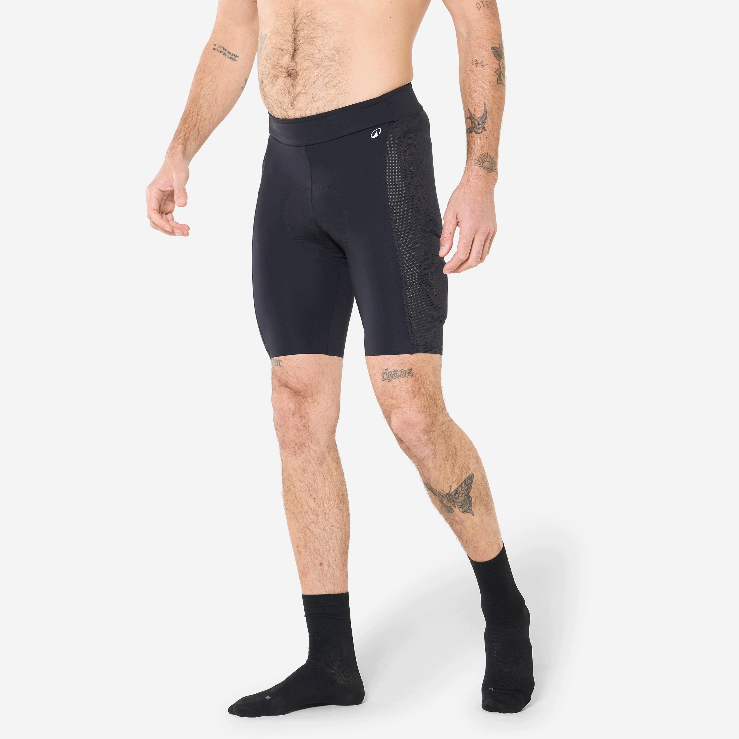 Spodenki pod szorty rowerowe Mtb AM/Enduro Rockrider Feel Protection D3O