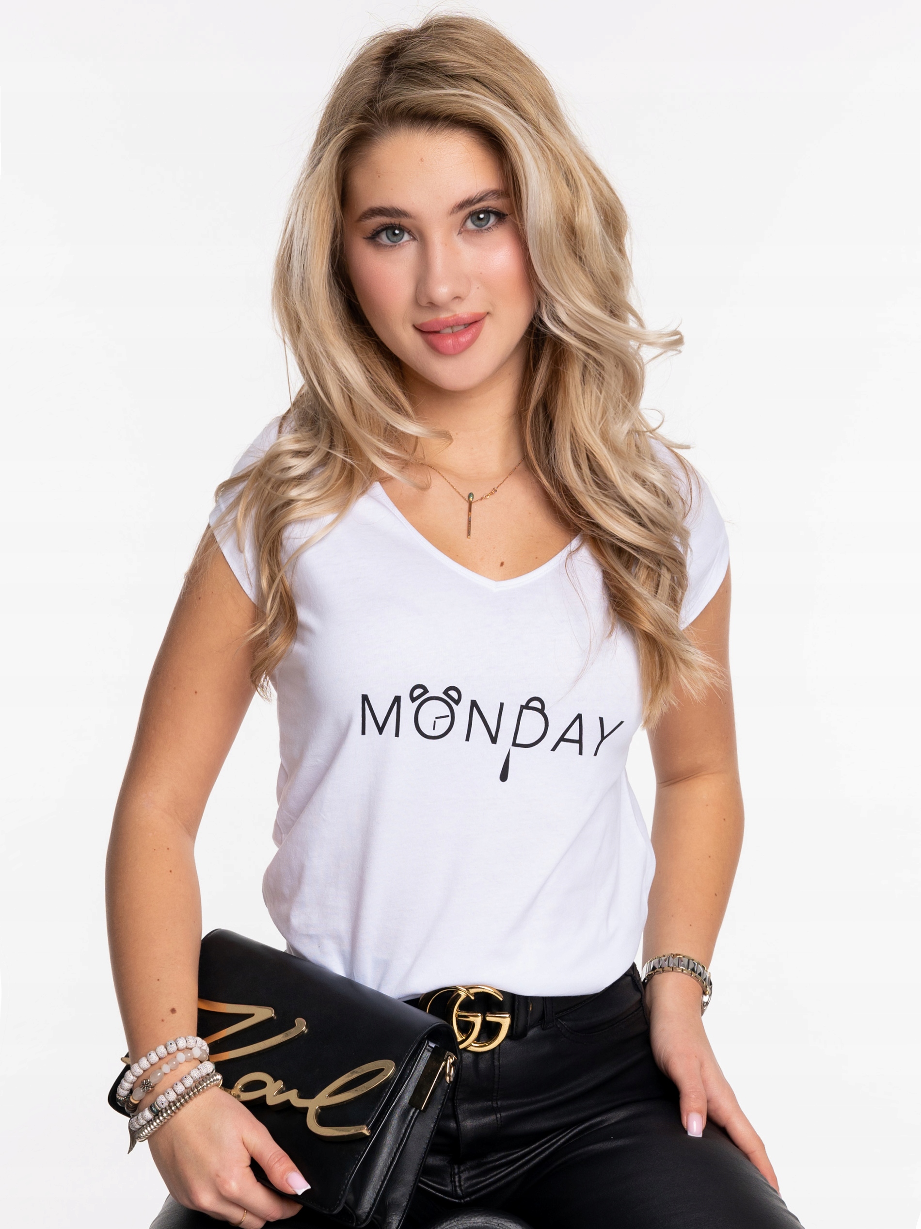 GENIALNY MODEL KOBIECA BLUZKA DUŻO KOLORÓW Dekolt okrągły