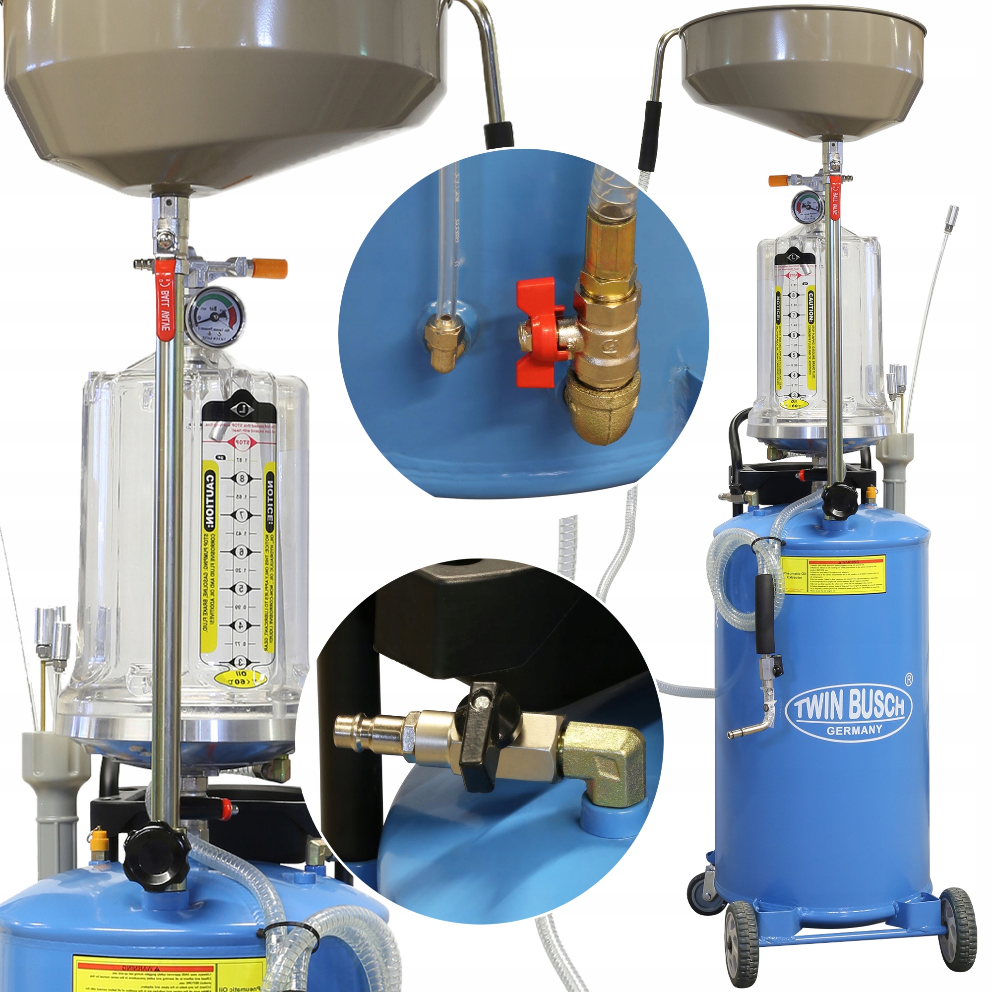 Dřezová Odsávačka Odsávání Oleje S Kontrolním Zásobníkem 80 L Twin Busch