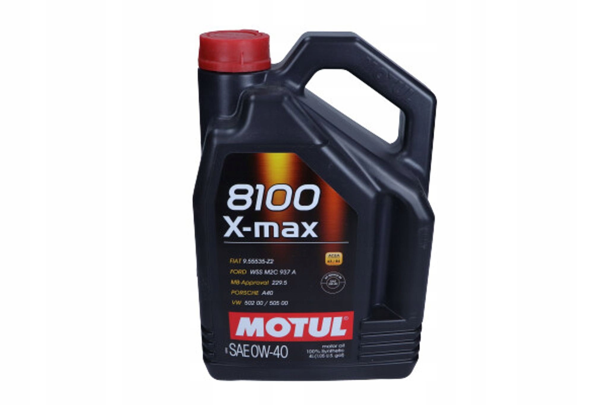 Olej motul 0v40 4 l 8100 x-max a3/b4 sn ll01 229 5 502 00 50 Motul 1
