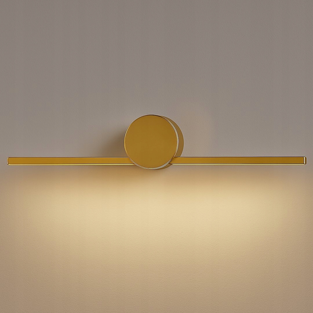 Koupelnové nástěnné svítidlo Milagro Artist Zlaté 6W Led Neutrální 4000K IP44