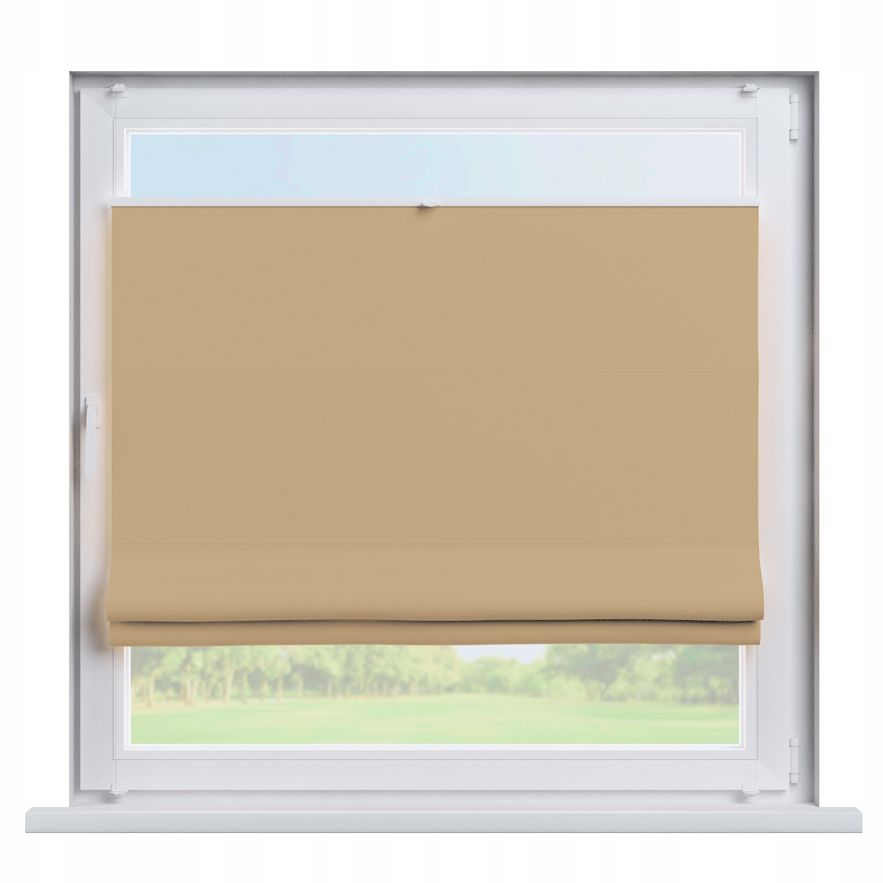 Dekoria Plisovaná roleta rímska Sicília 120x170 odtiene žltej farby