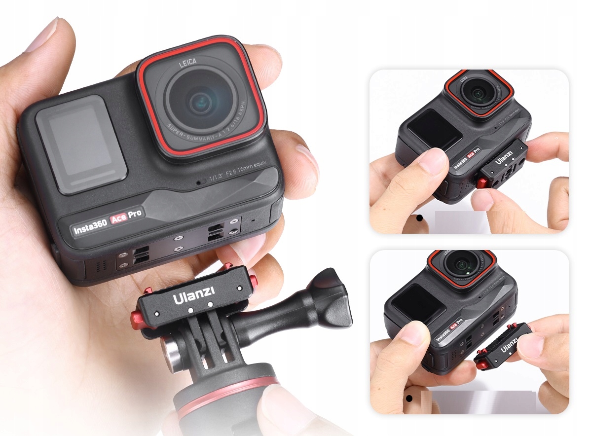 Adapter Uchwyt Szybkozłączka na 1/4'' i GoPro do Insta360 ACE PRO X2 X3 X4 Model C010