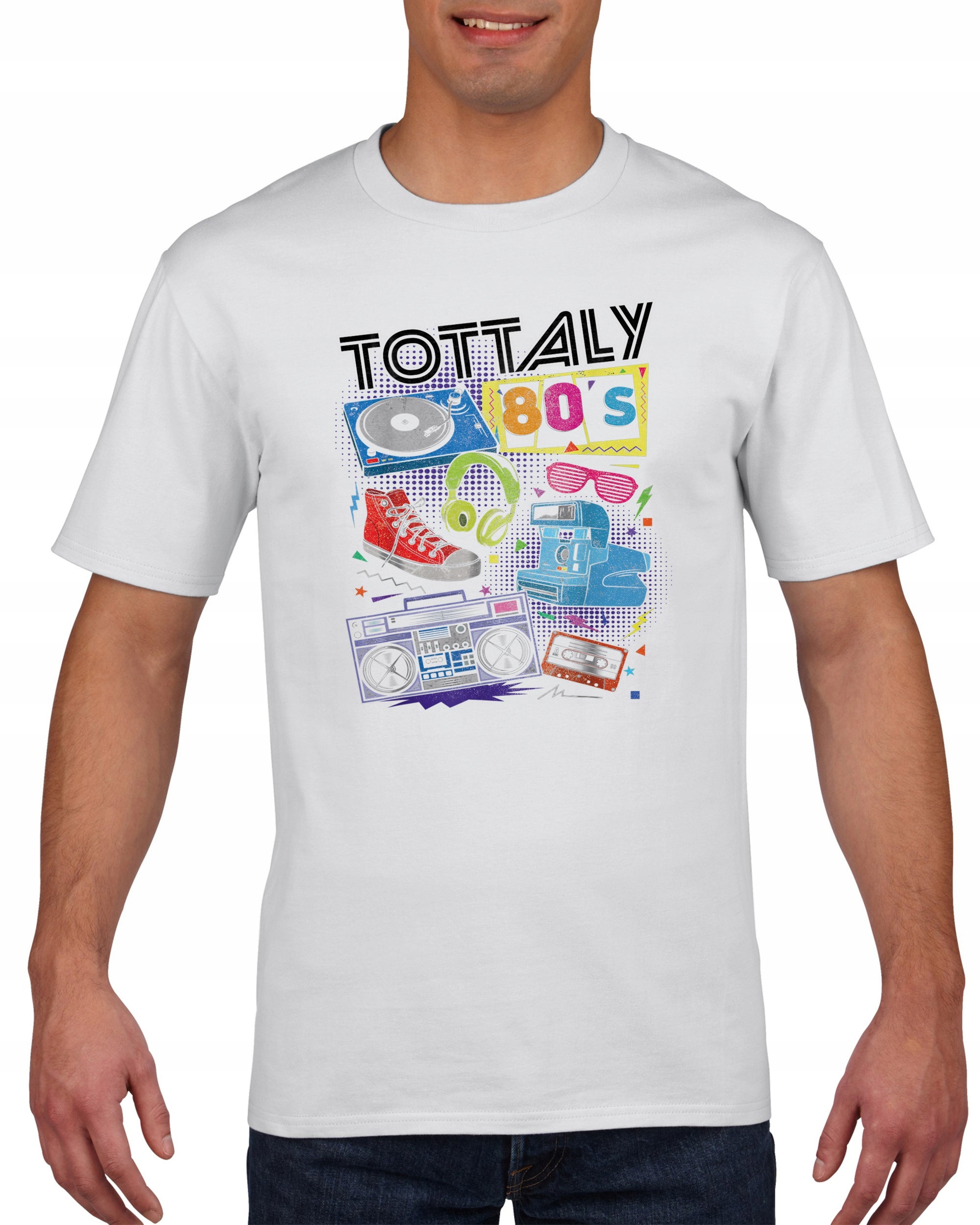 

Koszulka męska Totally 80s Retro lata 80 XXL