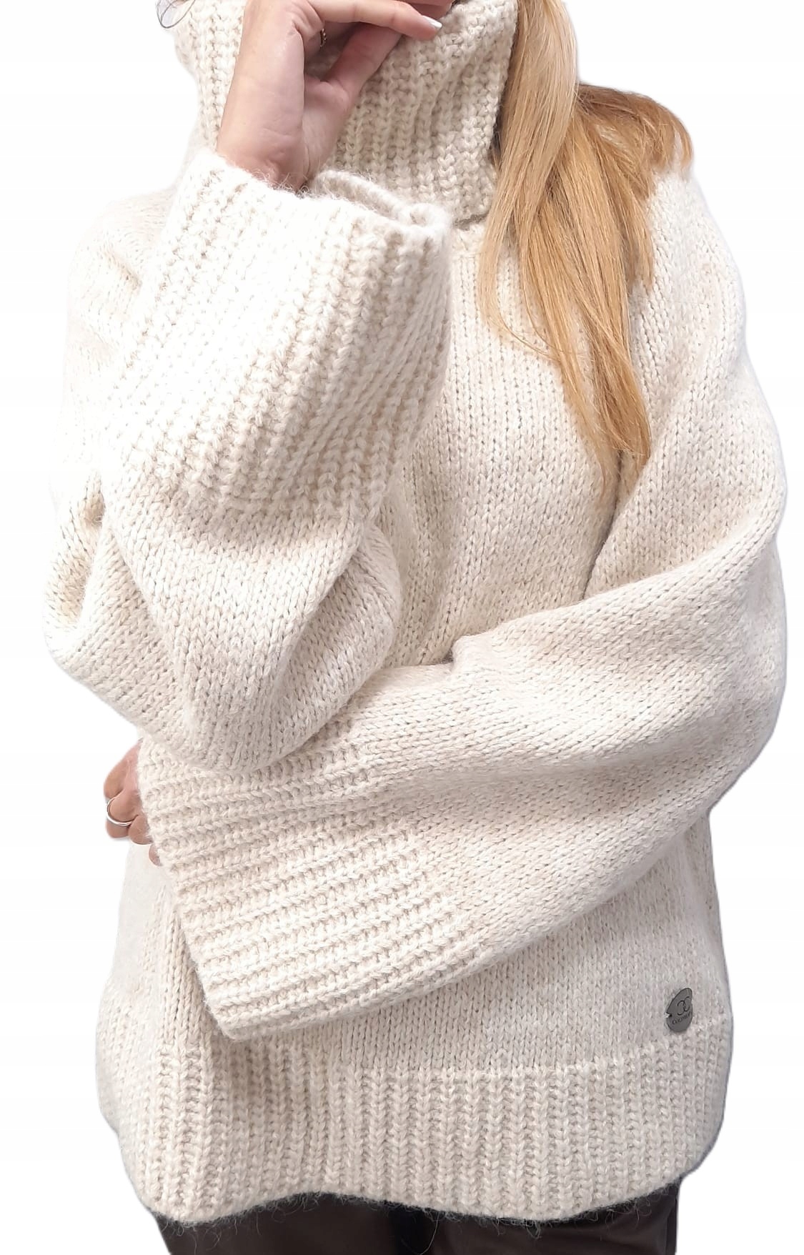 Cocomore Svetr Golf s vlnou Oversize Béžová Melanžová Novinka