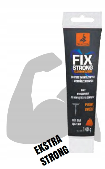 

Klej montażowy Fix Strong Płynny Gwóźd 140g Dragon