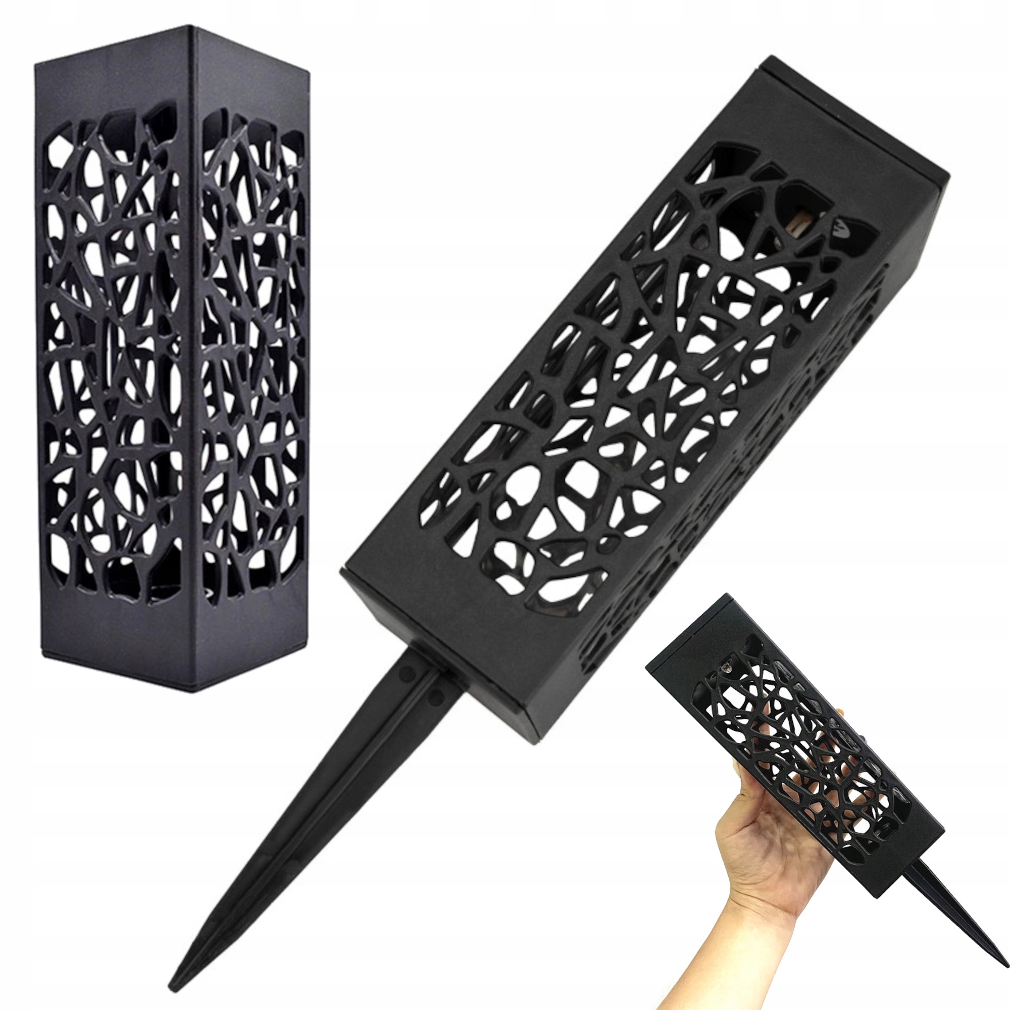 

Lampka Lampa Solarna Led Słupek Ogrodowy Ażurowy