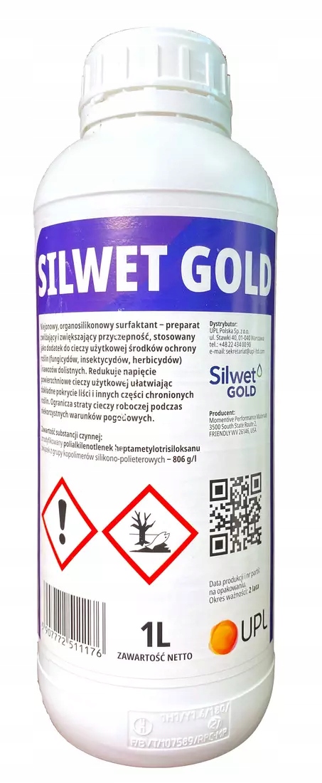 Silwet Gold najskuteczniejszy adiuwant!! 1L Upl