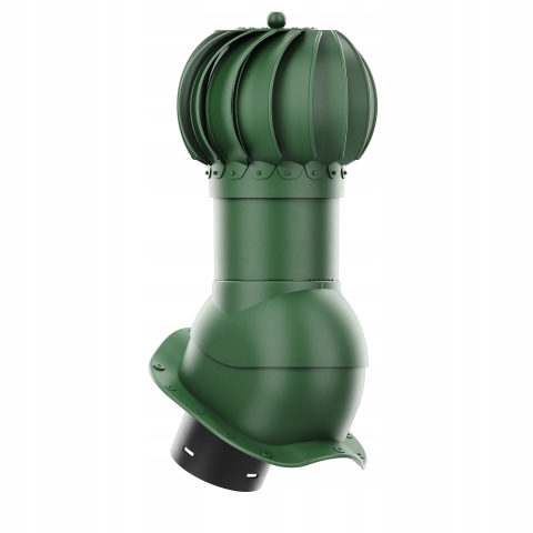 Rotačný krb Rotoline profil W fi 150 mm guľovitý zelený
