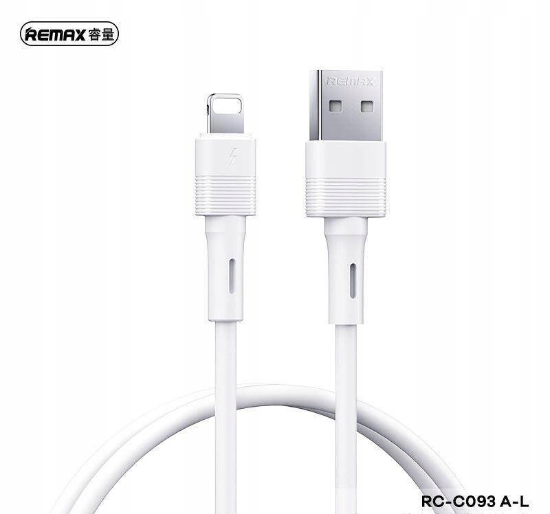 Kabel Remax Leya Series Rc- C093 2. 4A Usb/ Lightning 1M White Remax