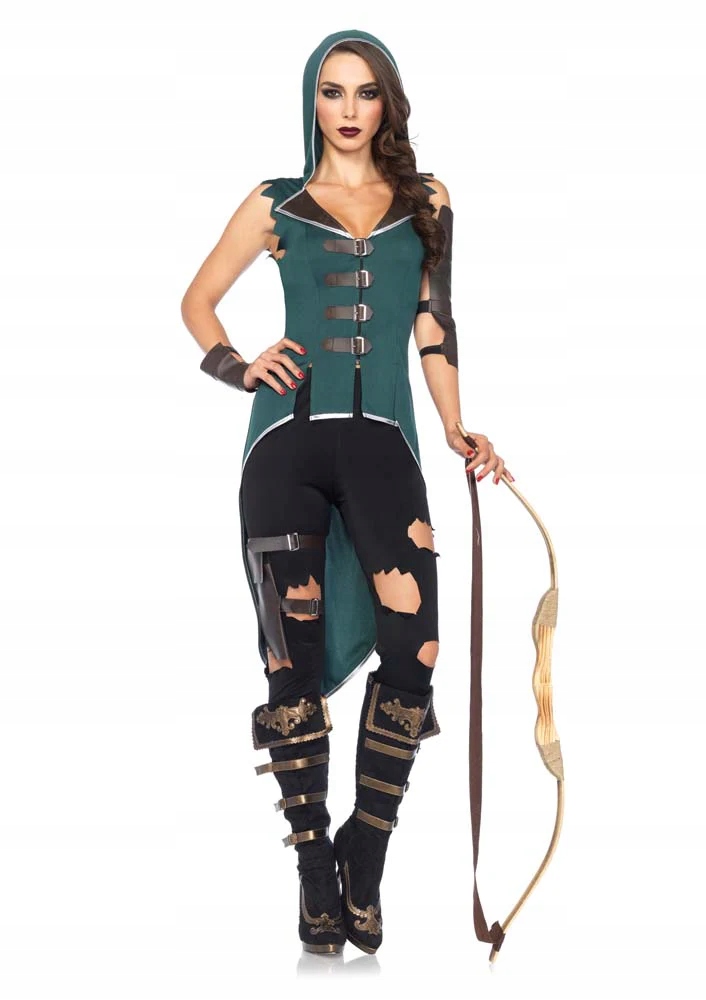 Leg Avenue Kostým Robin Hood Lady, přiléhavý a sexy dámský velikost L