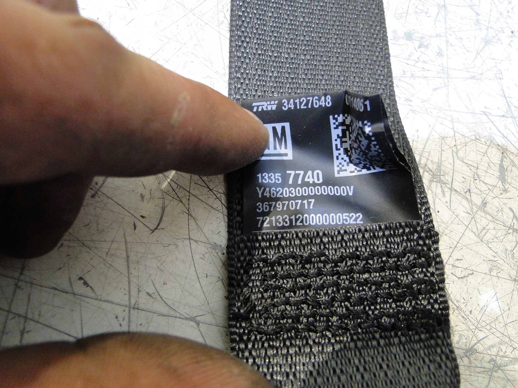 opel ADAM ремень безопасности 13357740