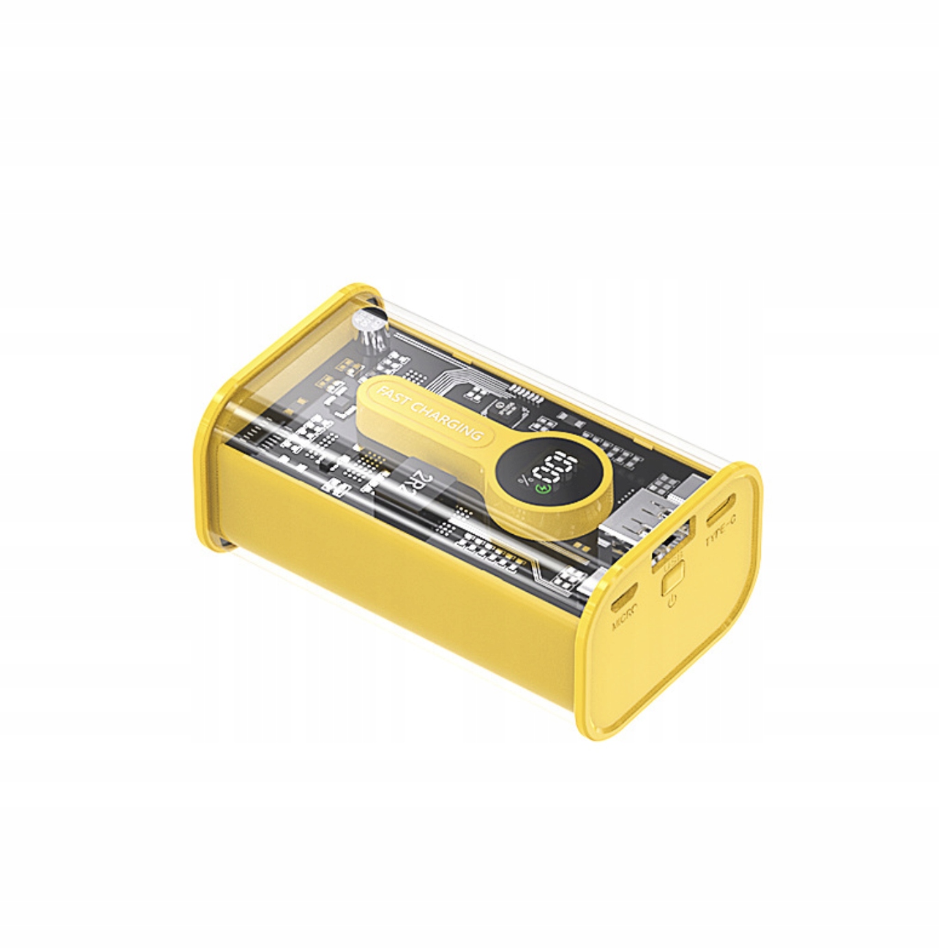 Bot powerbanka P15 10000 mAh žlutá