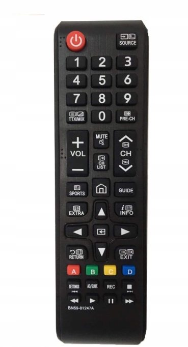 Dálkový Ovladač Pro Tv Samsung Univerzální Náhradní LCD Led UE32K5600AW BN59-01247A