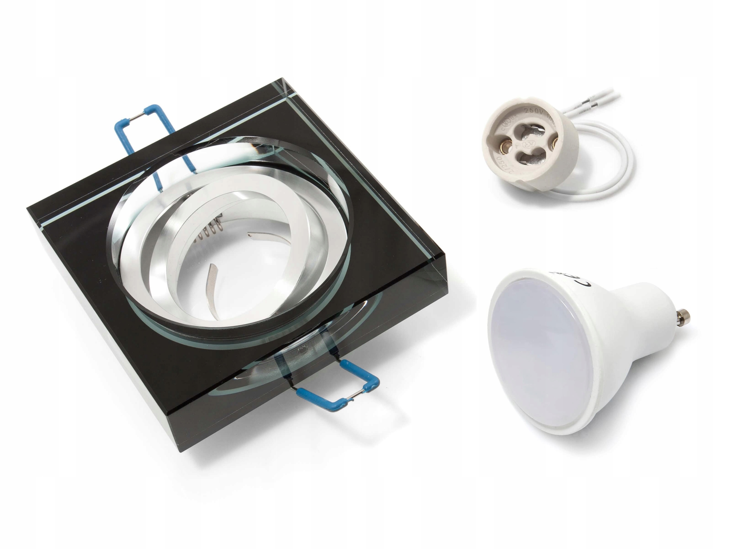 

Zestaw Oprawa Halogenowa Szklana Led 10W GU10