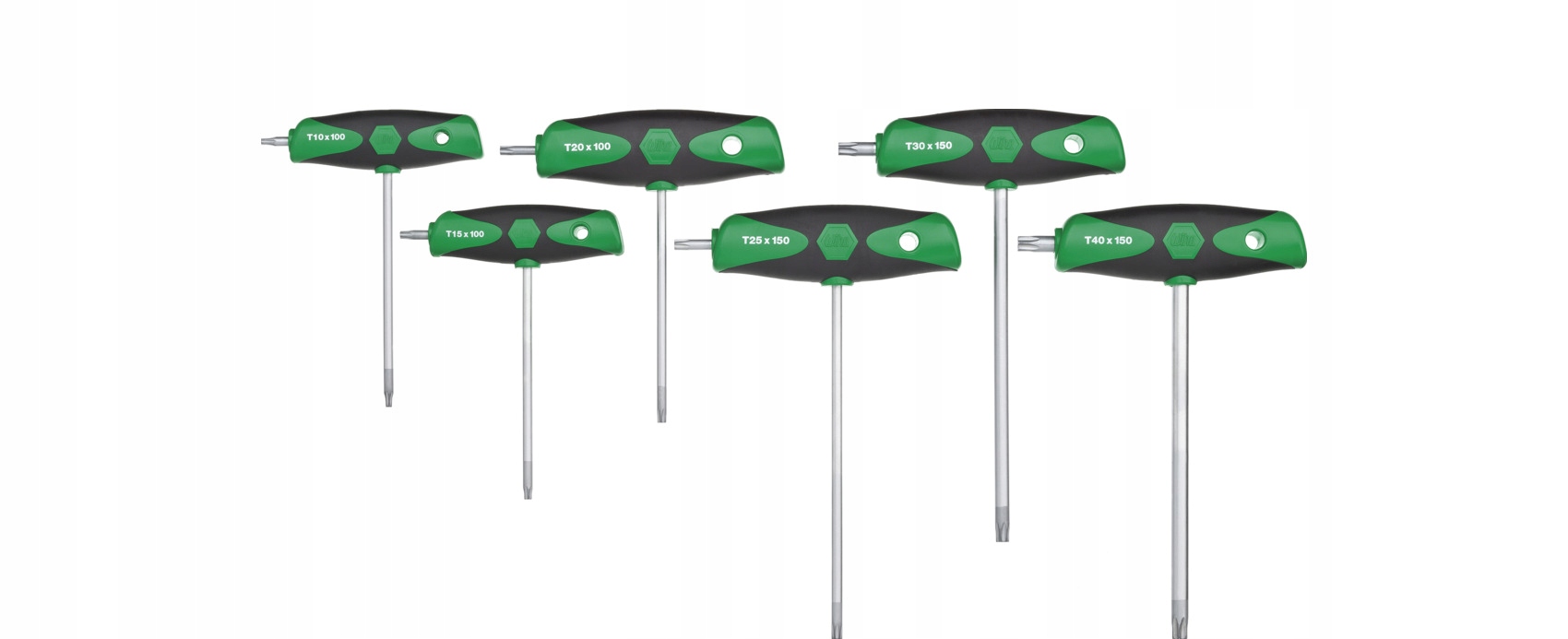 Wiha Sada kľúčov ComfortGrip s T-rukoväťou